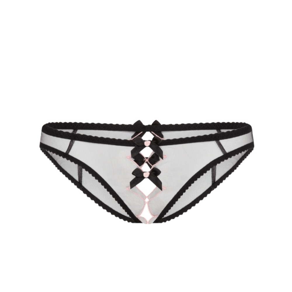 AGENT PROVOCATEUR Lorna Set Black/Pink - Bra 36C, Ouvert 3 - Picture 6 of 7